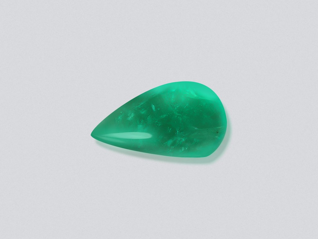 Esmeralda de talla cabujón de lujo de 2,13 quilates, Rusia Image №1