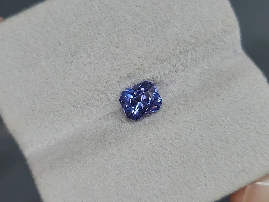 Spinelle lavande taille radiant 1,15 ct Tanzanie Image №4