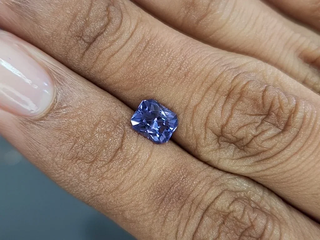 Spinelle lavande taille radiant 1,15 ct Tanzanie Image №2