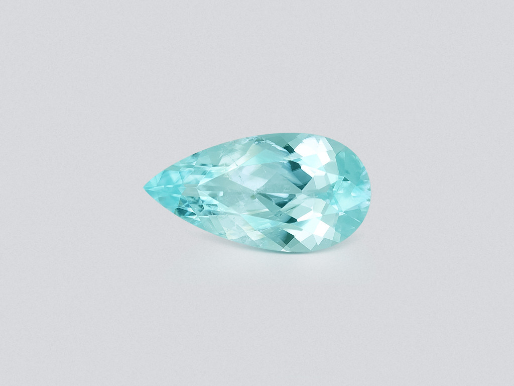 Tourmaline Paraiba taille poire, 3,23 carats, Afrique Image №1