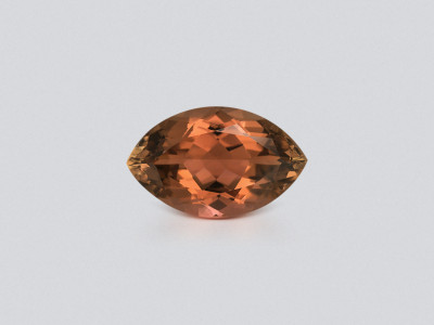 Orange pink tourmaline  marquise cut 14.50 carats, Africa photo