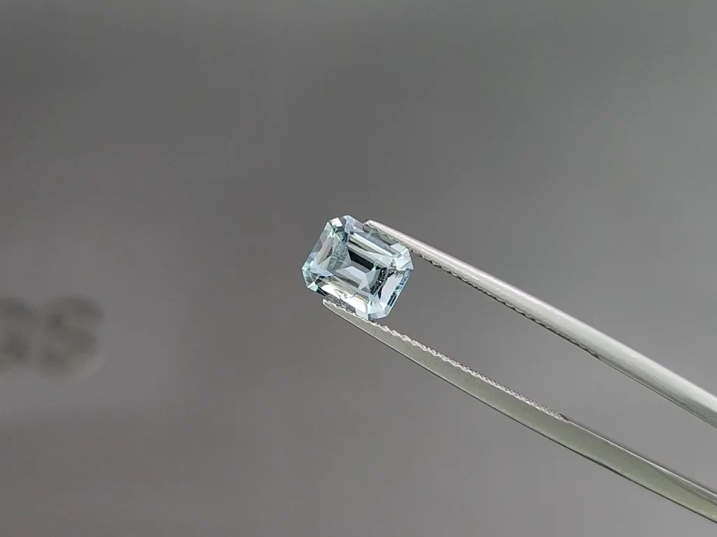 Aquamarin-set achteckig geschliffener 2,96 karat, Madagaskar Image №2