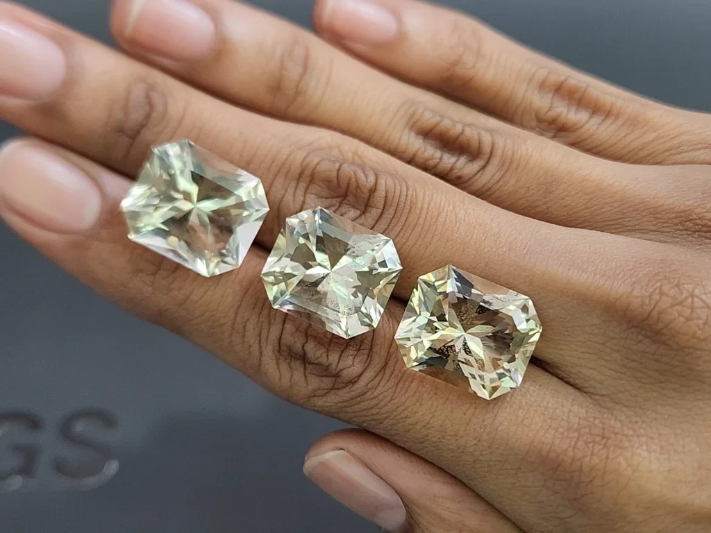 Set of citrines high precision radiant cut 36.30 carats, Africa Image №2