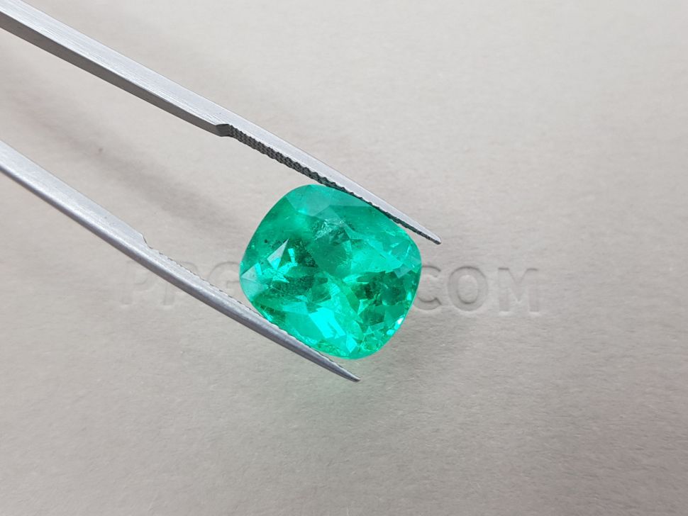 Unique large Colombian emerald 10.79 ct, GRS (Insignificant) Image №4