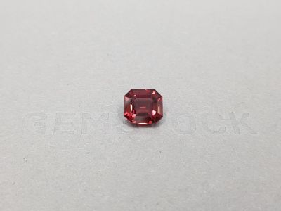 Brilliant red octagon cut zircon 3.43 ct photo