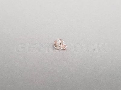 Pastel pear-cut padparadscha sapphire 1.40 ct photo