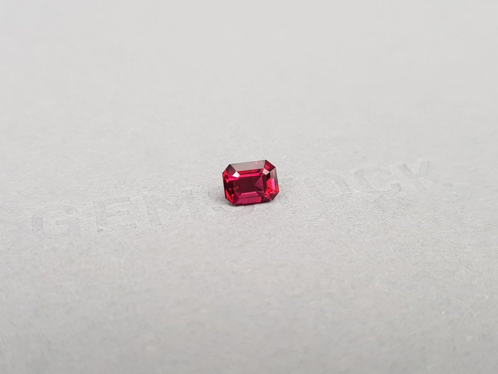 Octagon-cut rubellite tourmaline 0.91 carats, Nigeria Image №2