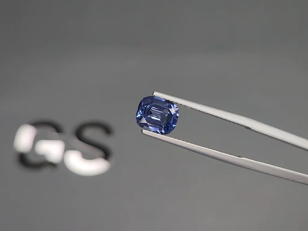 Cobalt spinel cushion cut 2.06 carats, Tanzania Image №3