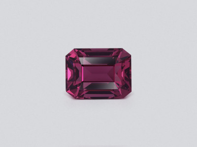 Purple garnet octagon cut 3.31 carats, Africa photo