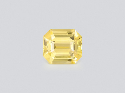 Unheated yellow sapphire octagon cut 1.16 carats, Sri Lanka photo