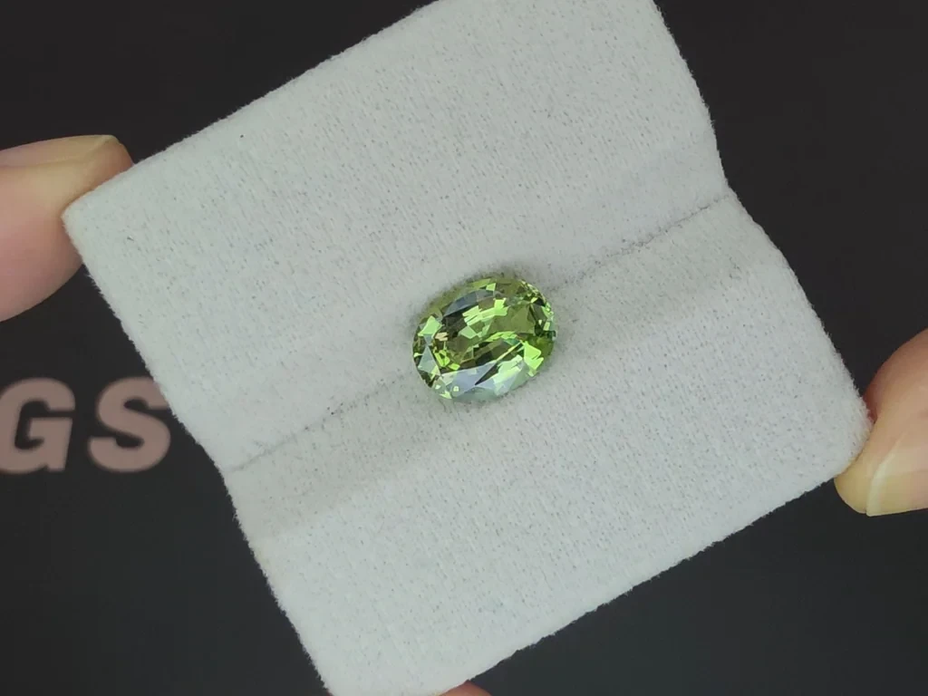 Grenat tsavorite taille ovale de 3,03 carats, Tanzanie  Image №4