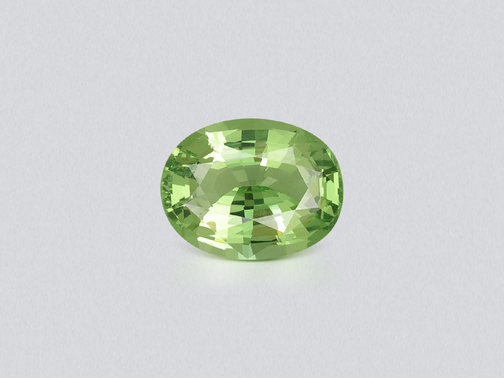 Grenat tsavorite taille ovale de 3,03 carats, Tanzanie  Image №1