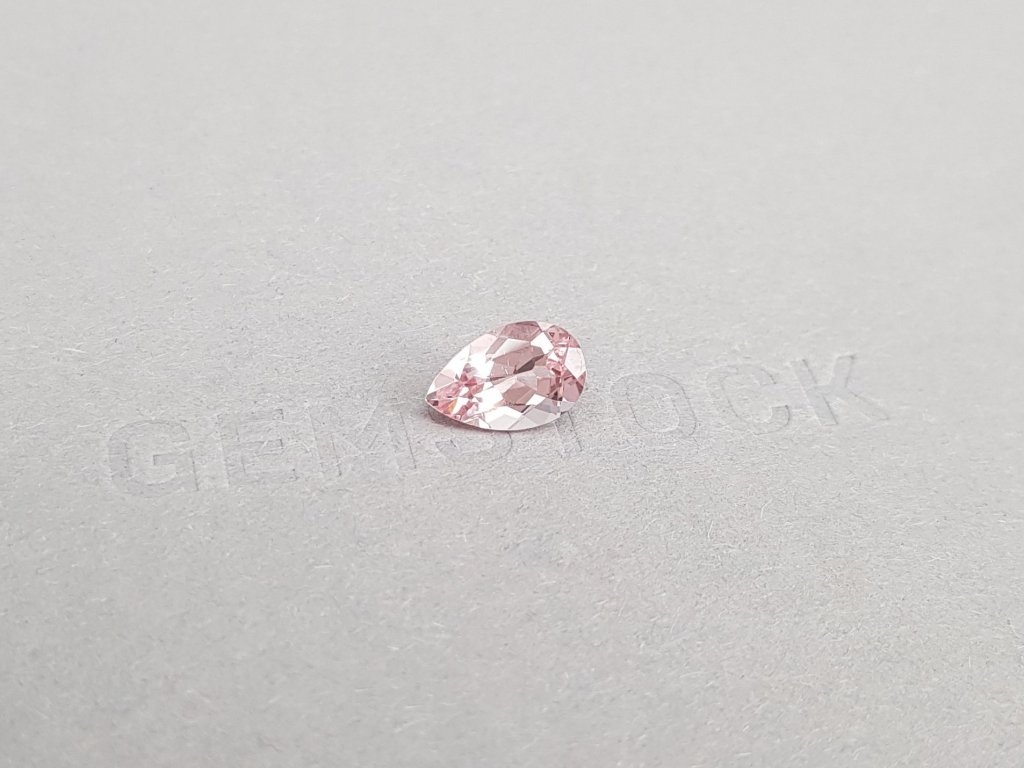 Pear cut pink morganite 1.88 ct, Africa Image №2