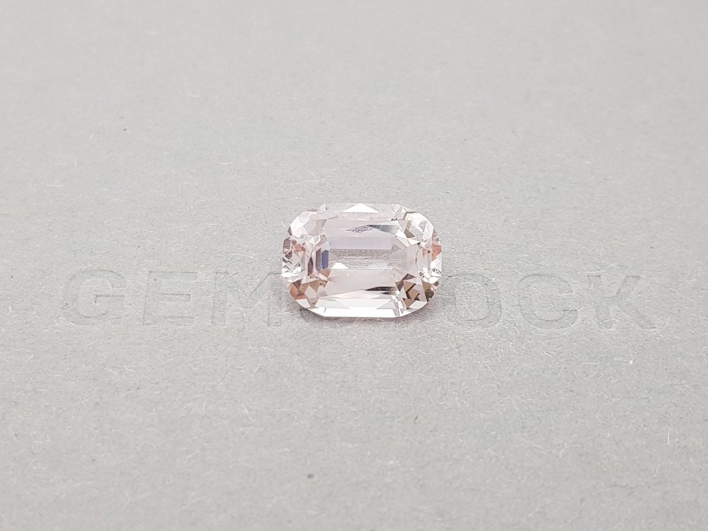 Cushion cut Baby-pink morganite 5.89 ct from Africa Image №1