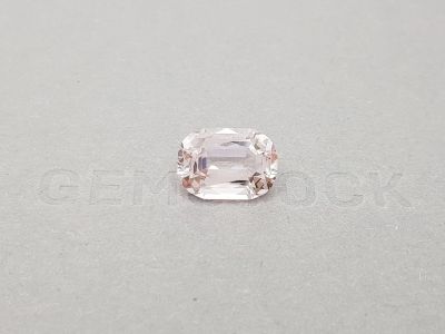 Cushion-cut Baby-pink morganite 5.89 ct from Africa photo