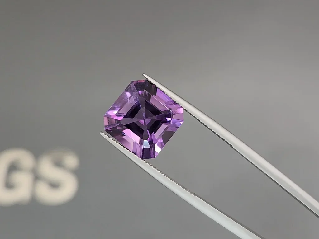 Ensemble de riches améthystes, taille Asscher, 22,17 carats, Sri Lanka Image №3