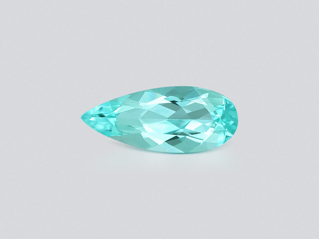 Tourmaline Paraiba taille poire 1,30 carat, Afrique Image №1