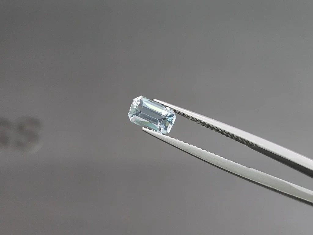 Aquamarin-set achteckig geschliffener 2,79 karat, Madagaskar Image №2