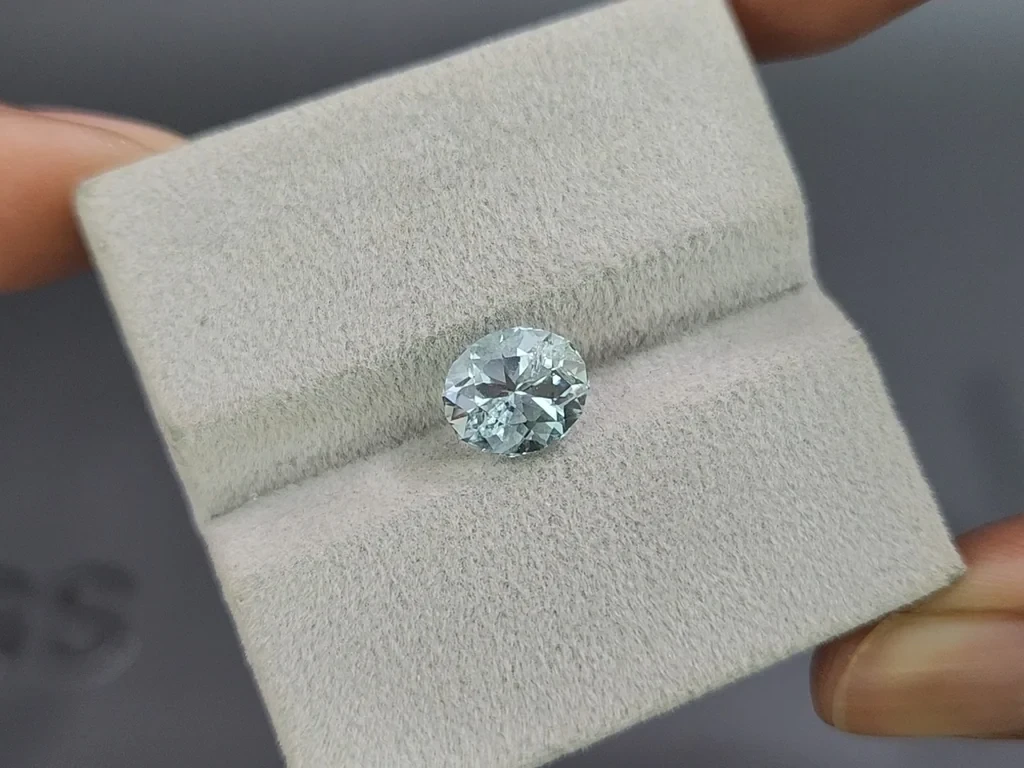 Aigue-marine ovale de 1,82 carat, Madagascar  Image №4