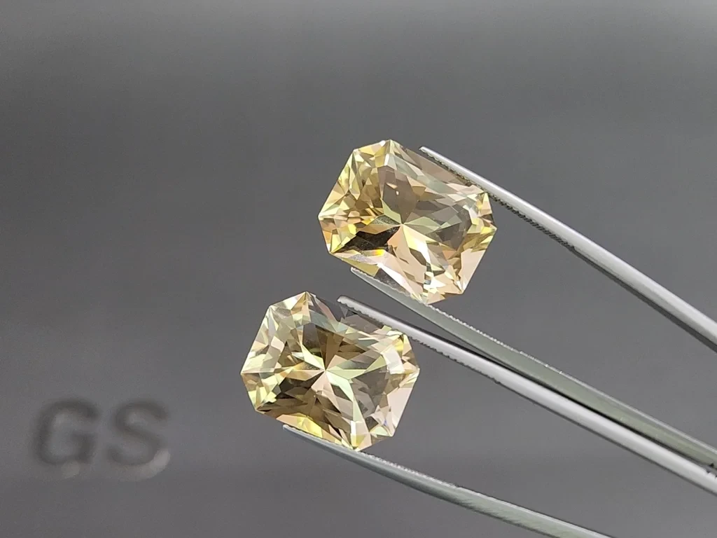 Set of citrines, high precision radiant cut 40.88 carats,  Africa Image №4