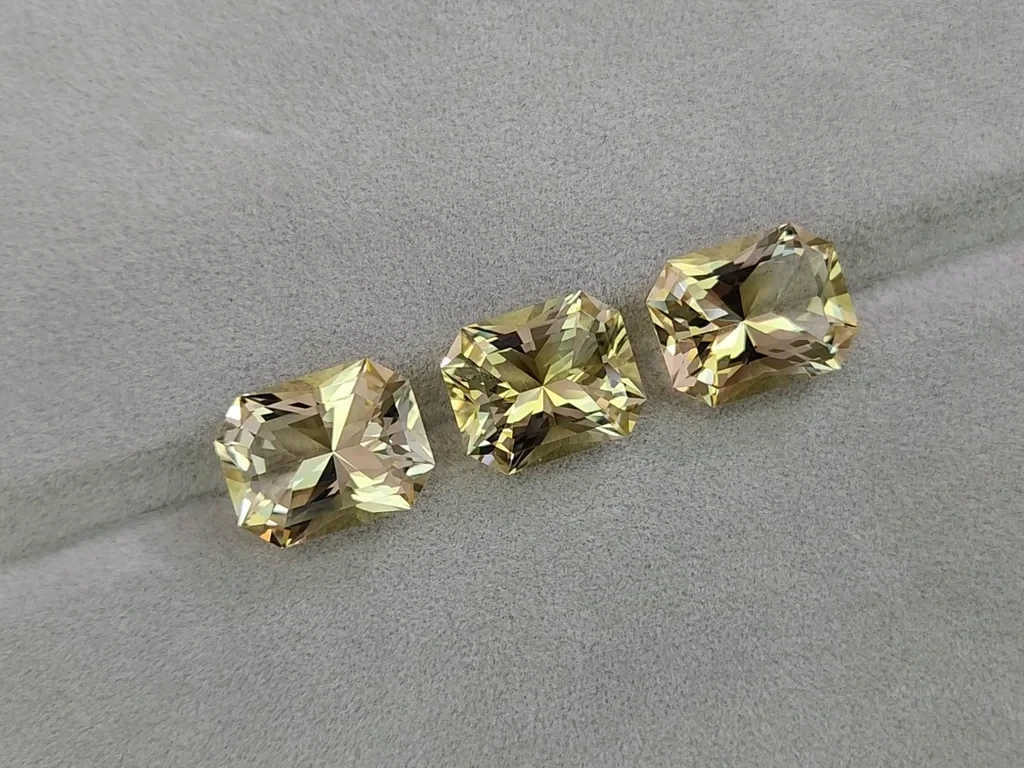 Set of citrines, high precision radiant cut 40.88 carats,  Africa Image №5