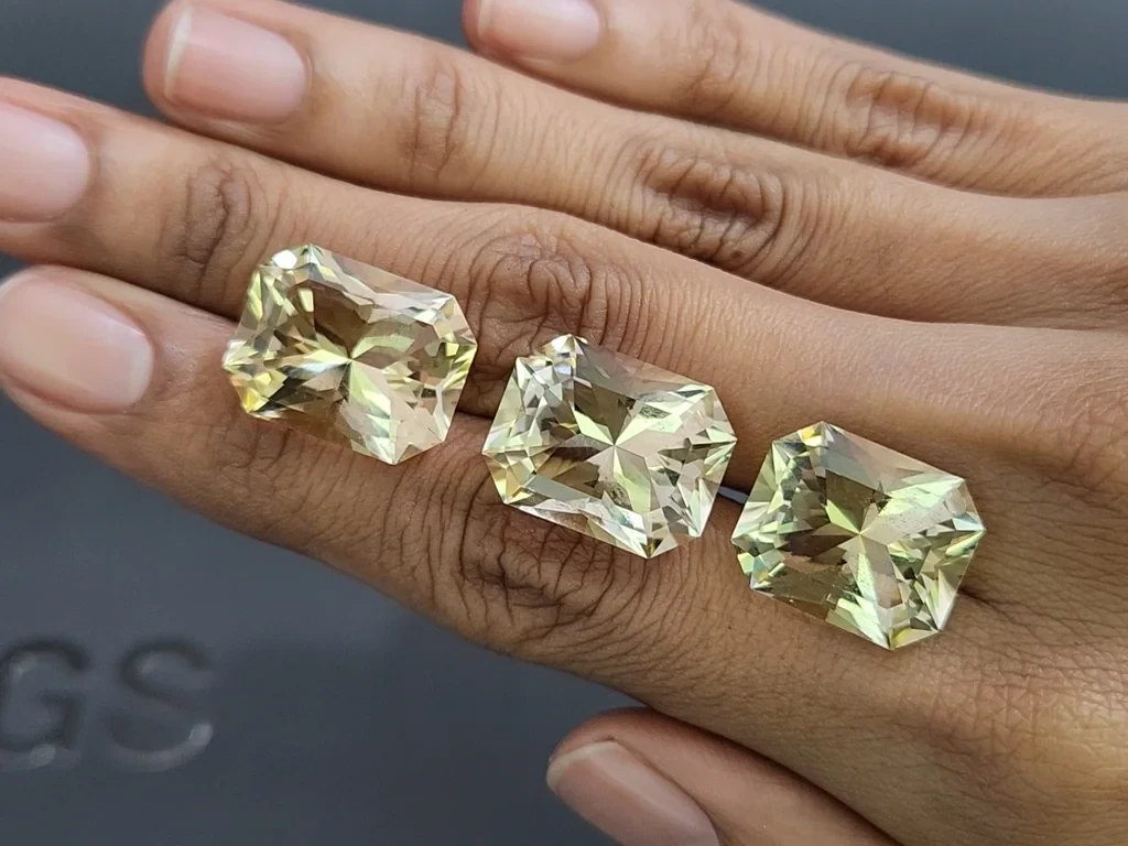 Set of citrines, high precision radiant cut 40.88 carats,  Africa Image №2