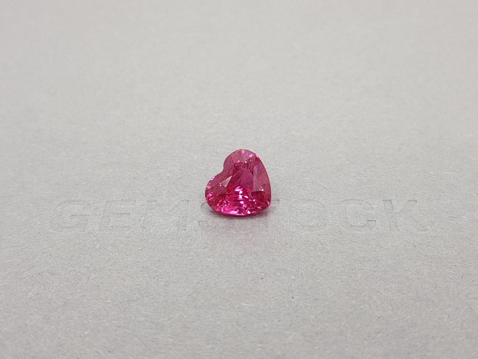 Pink Mahenge heart cut spinel 3.65 ct, Tanzania Image №1