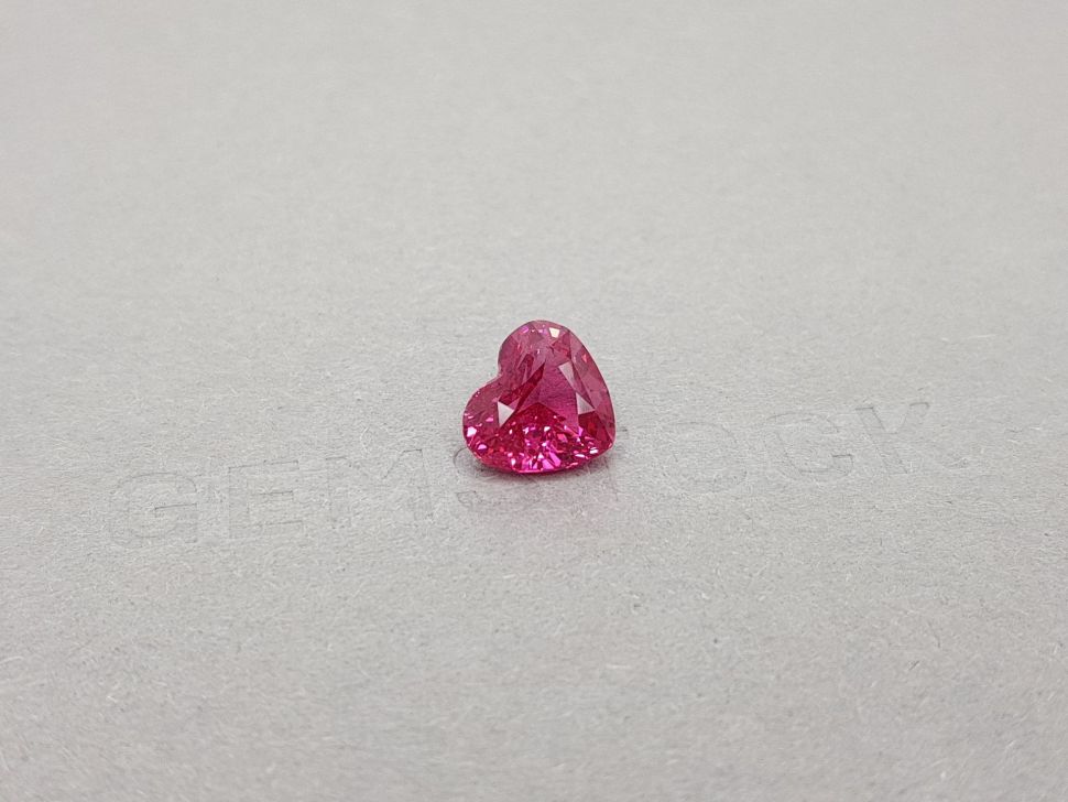 Pink Mahenge heart cut spinel 3.65 ct, Tanzania Image №2