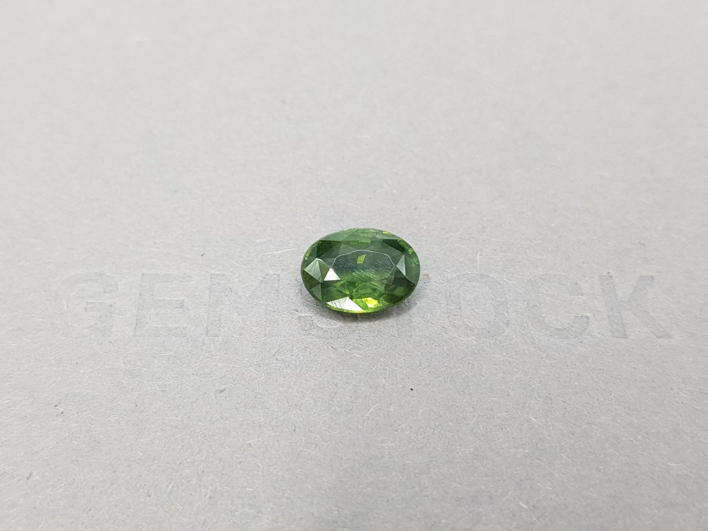Oval cut green zircon from Sri Lanka 2.87 ct Image №1