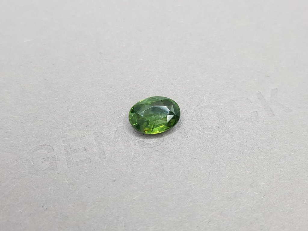 Oval cut green zircon from Sri Lanka 2.87 ct Image №3