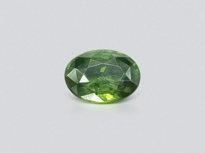 Oval cut green zircon from Sri Lanka 2.87 ct photo