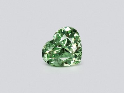 Mint grossular garnet in heart shape 2.75 carat  photo