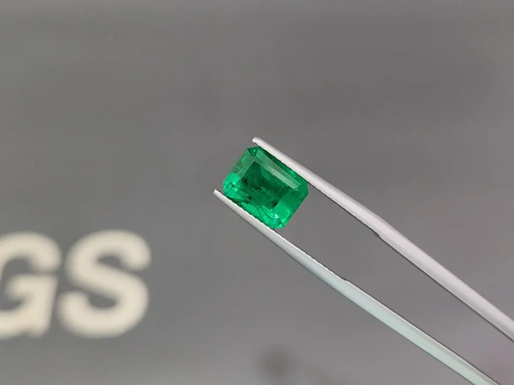 Emerald Verdant green octagon cut 4.03 carats, Panjshir Image №3