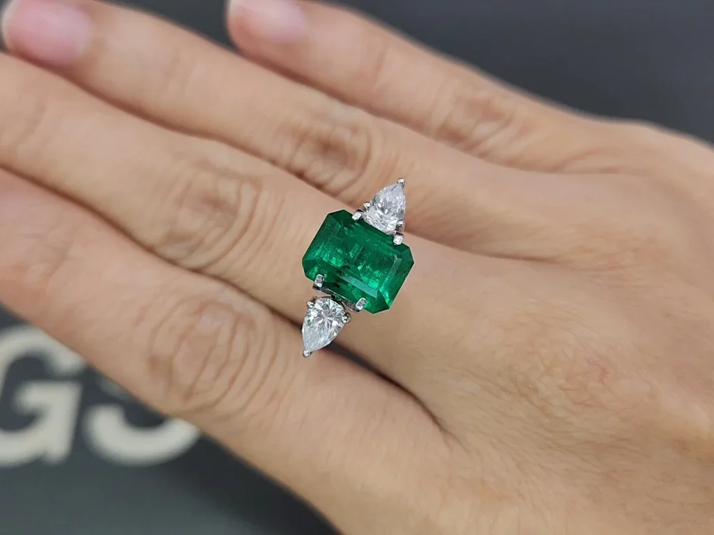 Emerald Verdant green octagon cut 4.03 carats, Panjshir Image №5