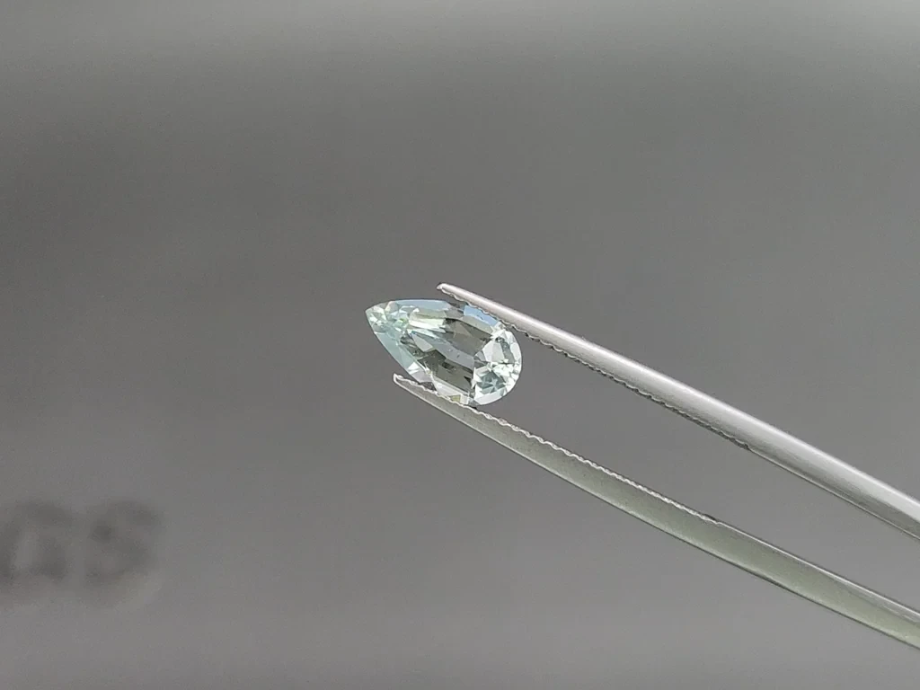 Set of aquamarines in pear cut 3.72 carats, Madagascar Image №3