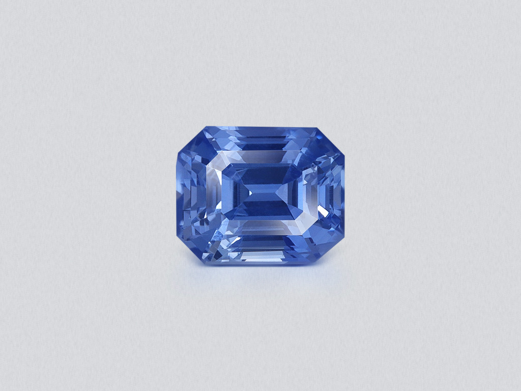 Unheated blue sapphire octagon cut 2.03 carats, Sri Lanka Image №1