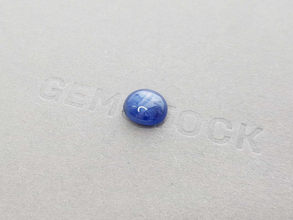 Star blue sapphire, 4.58 ct cabochon cut, Burma Image №3