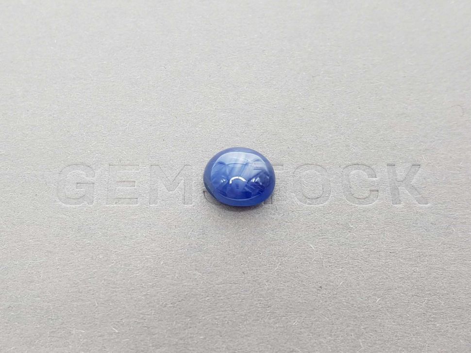 Star blue sapphire, 4.58 ct cabochon cut, Burma Image №1