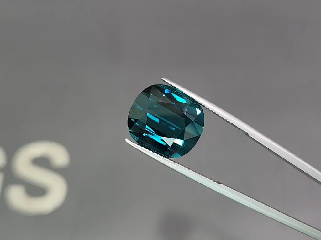 Gran turmalina indigolita azul de talla cojín de 16,00 quilates, Afganistán  Image №3