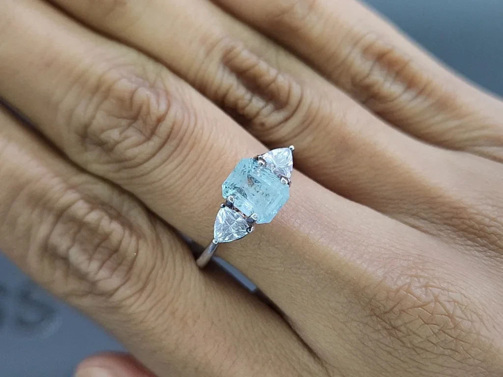 Aigue-marine taille octogonale de 1,51 carat, Madagascar  Image №5