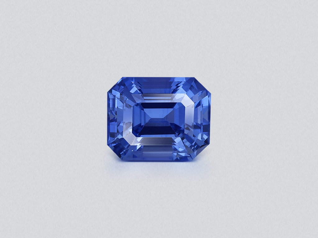 Unheated blue sapphire octagon cut 2.07 carats, Sri Lanka Image №1