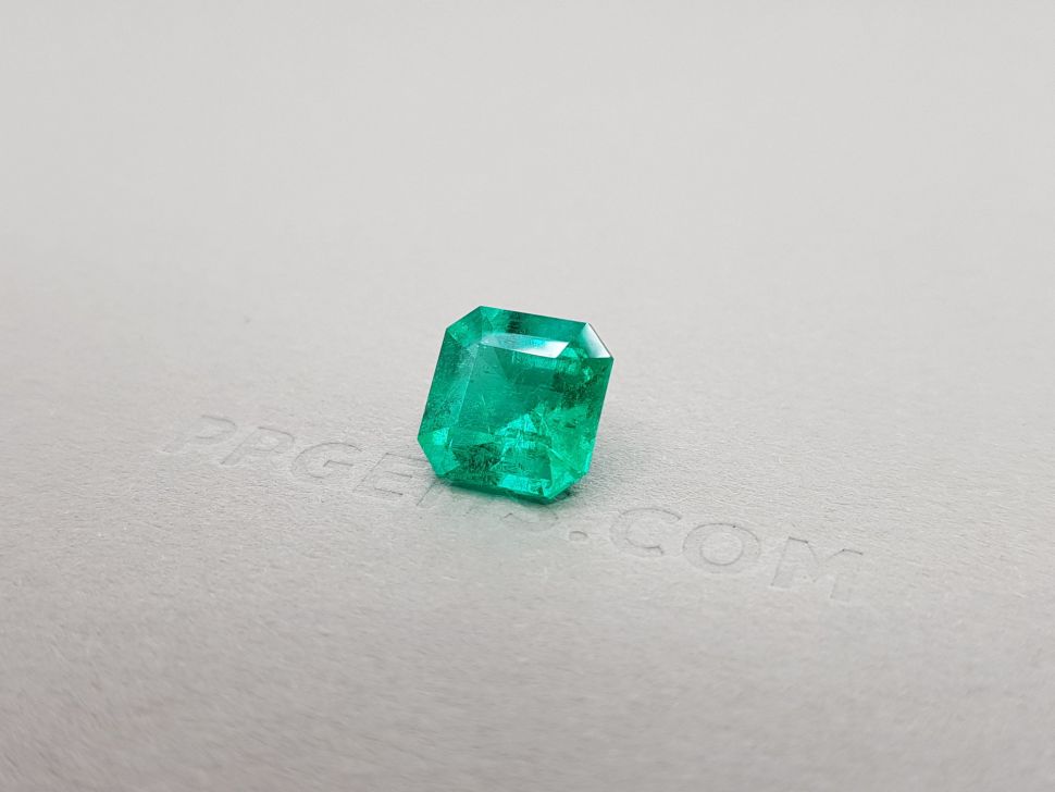 Natural rich Colombian emerald 4.34 ct, GRS Image №3