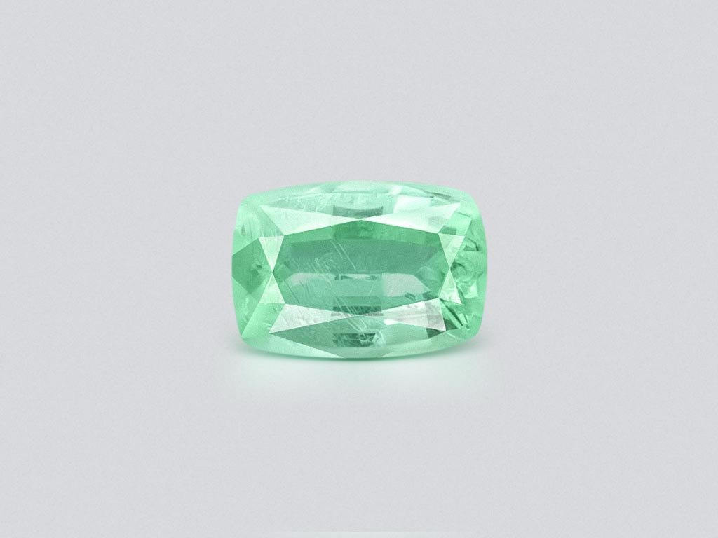 Greenish-blue paraiba tourmaline, 2.28 ct cushion cut, Mozambique Image №1