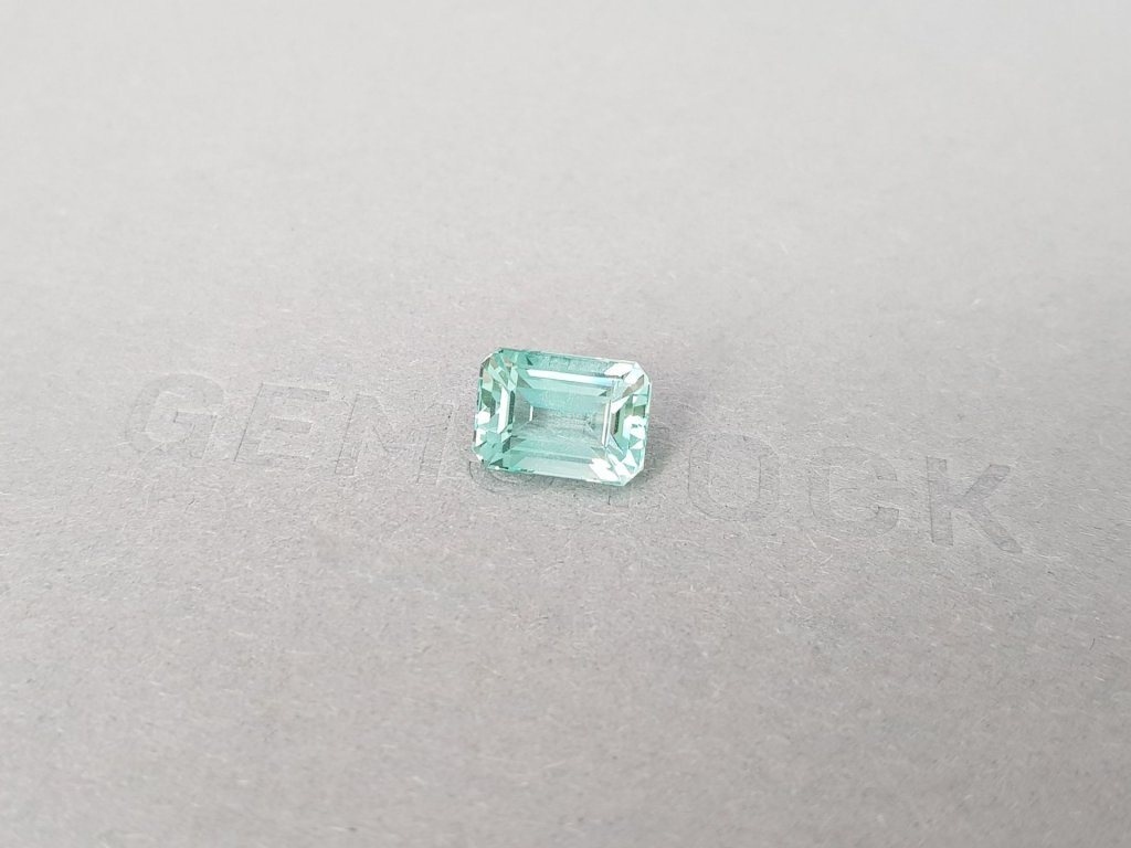 Rare Lagoon color emerald from Nigeria, no oil 2.84 ct Image №3