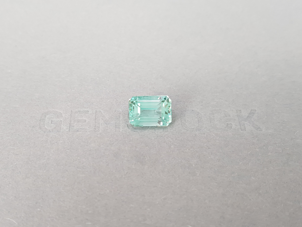 Rare Lagoon color emerald from Nigeria, no oil 2.84 ct Image №1