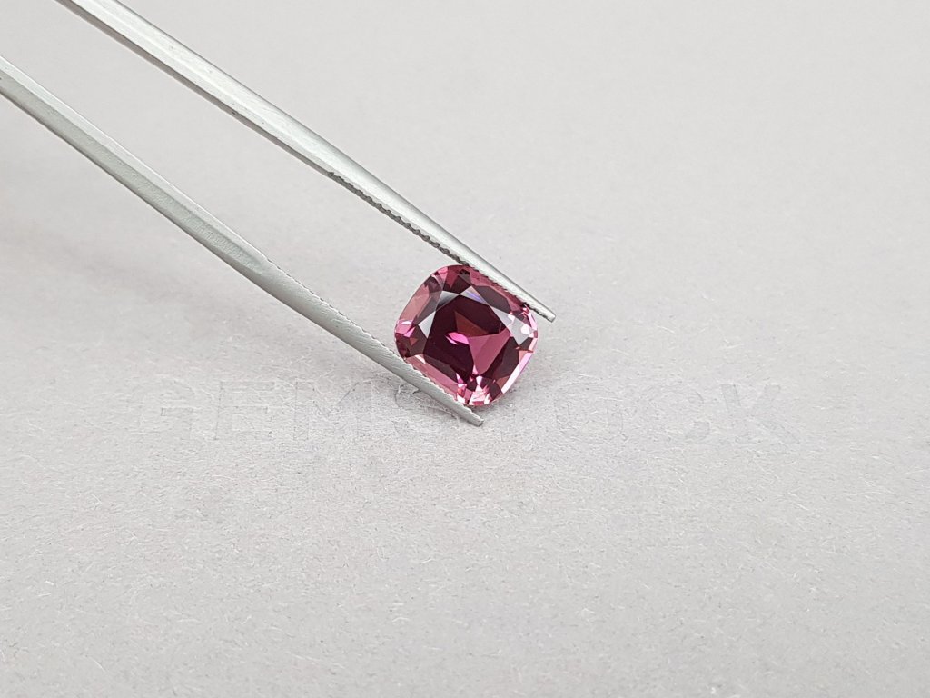 Cushion-cut rubellite tourmaline 3.56 ct, Nigeria Image №4