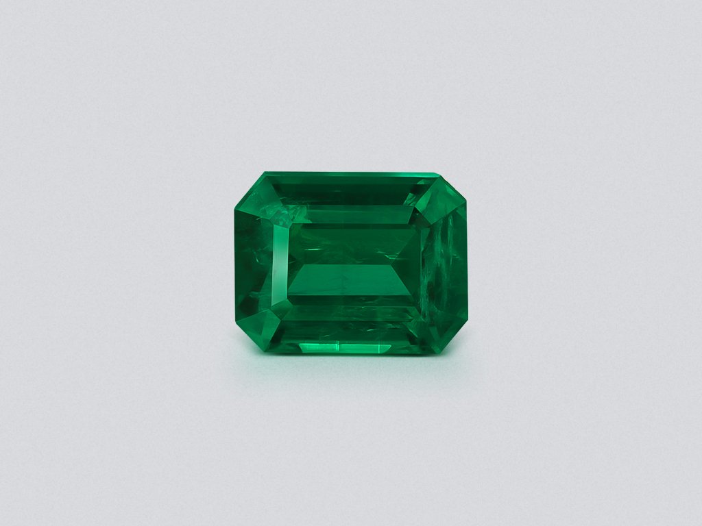 Émeraude taille octogonale vert vif 1,86 carat, Pakistan Image №1