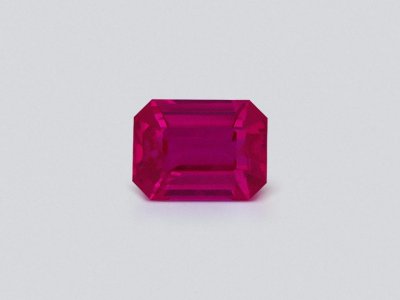 Unheated ruby octagon cut 1.01 carats, Mozambique photo