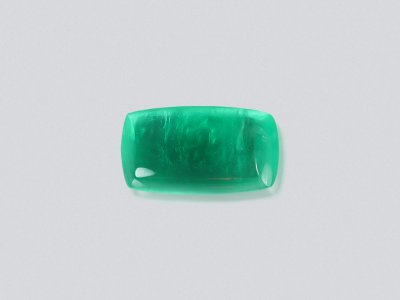 Emerald fancy cut cabochon 5.06 carats, Russia photo
