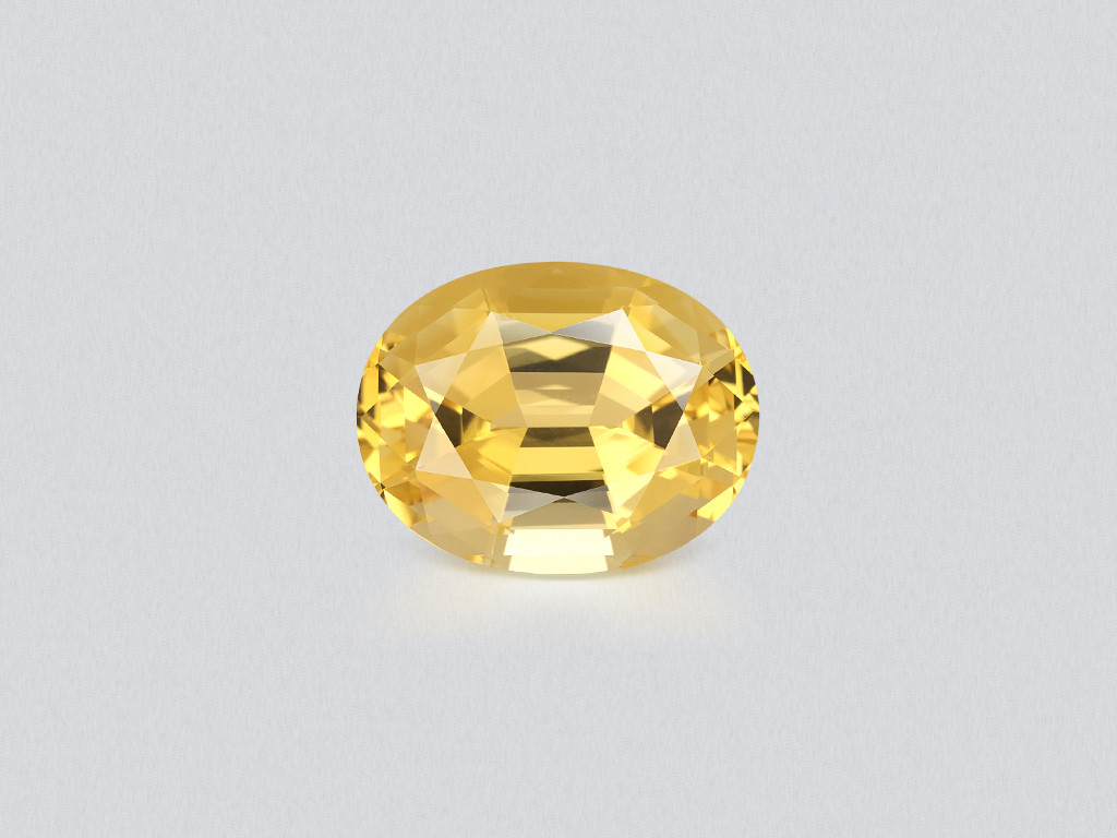 Citrine precision cut oval 13.49 carats, Africa Image №1